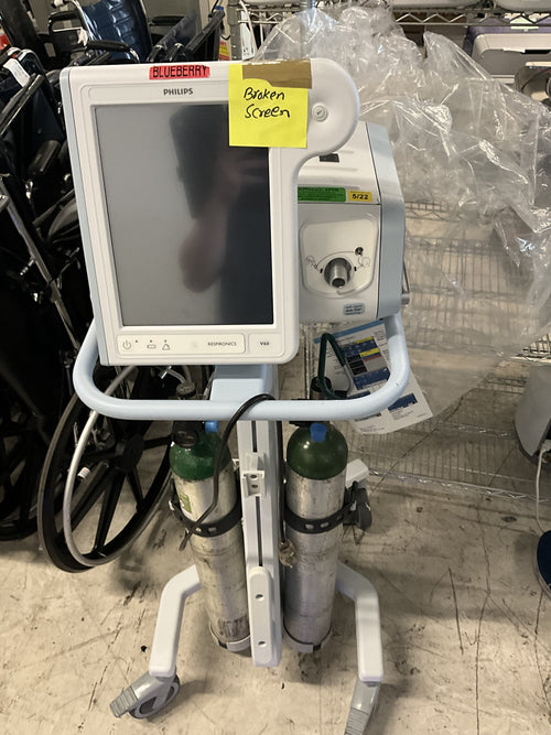 Philips Respironics V60 Ventilator on Roll Stand - Image 2
