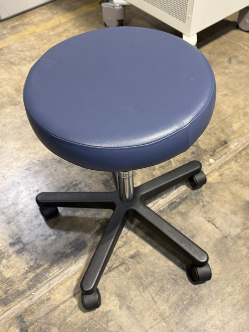 Standard Blue Medical Procedure Stool with Casters