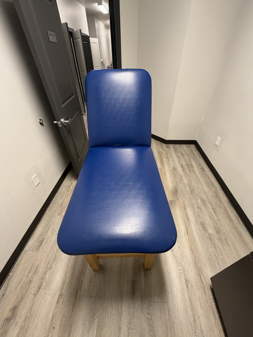 Wooden Frame Treatment Table with Adjustable Backrest